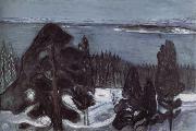 Winter night Edvard Munch